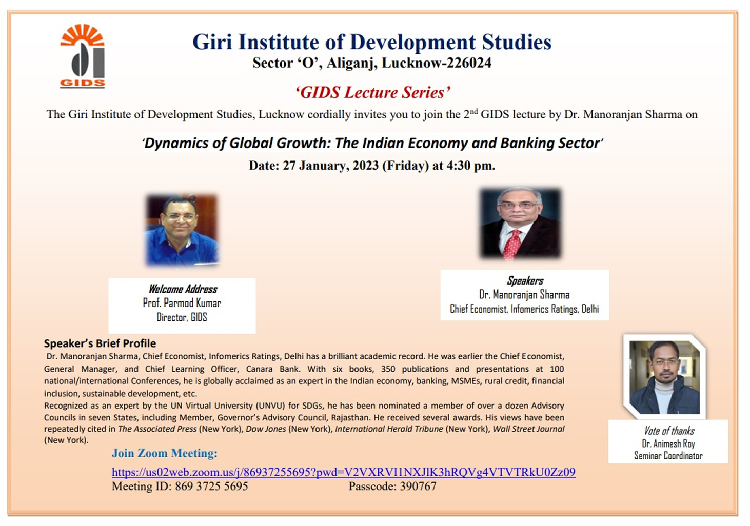 GIDS Lecture Series